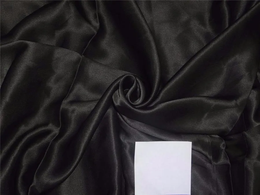 100% PURE SILK SATIN FABRIC 130 GRAMS ASH colour 44&quot; wide