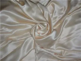 100% PURE SILK SATIN FABRIC 140 GRAMS CREAM colour 54" wide B2#49[2]