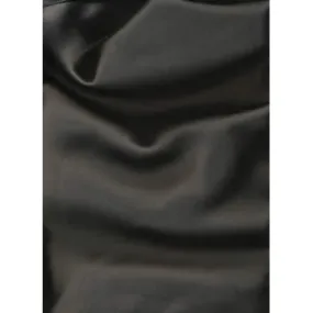 100% Silk Satin fabric 44&quot;-black 80 gms