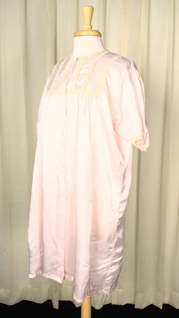 1960s Satin Dressing Gown