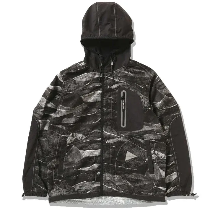 and wander Printed Hood Jacket