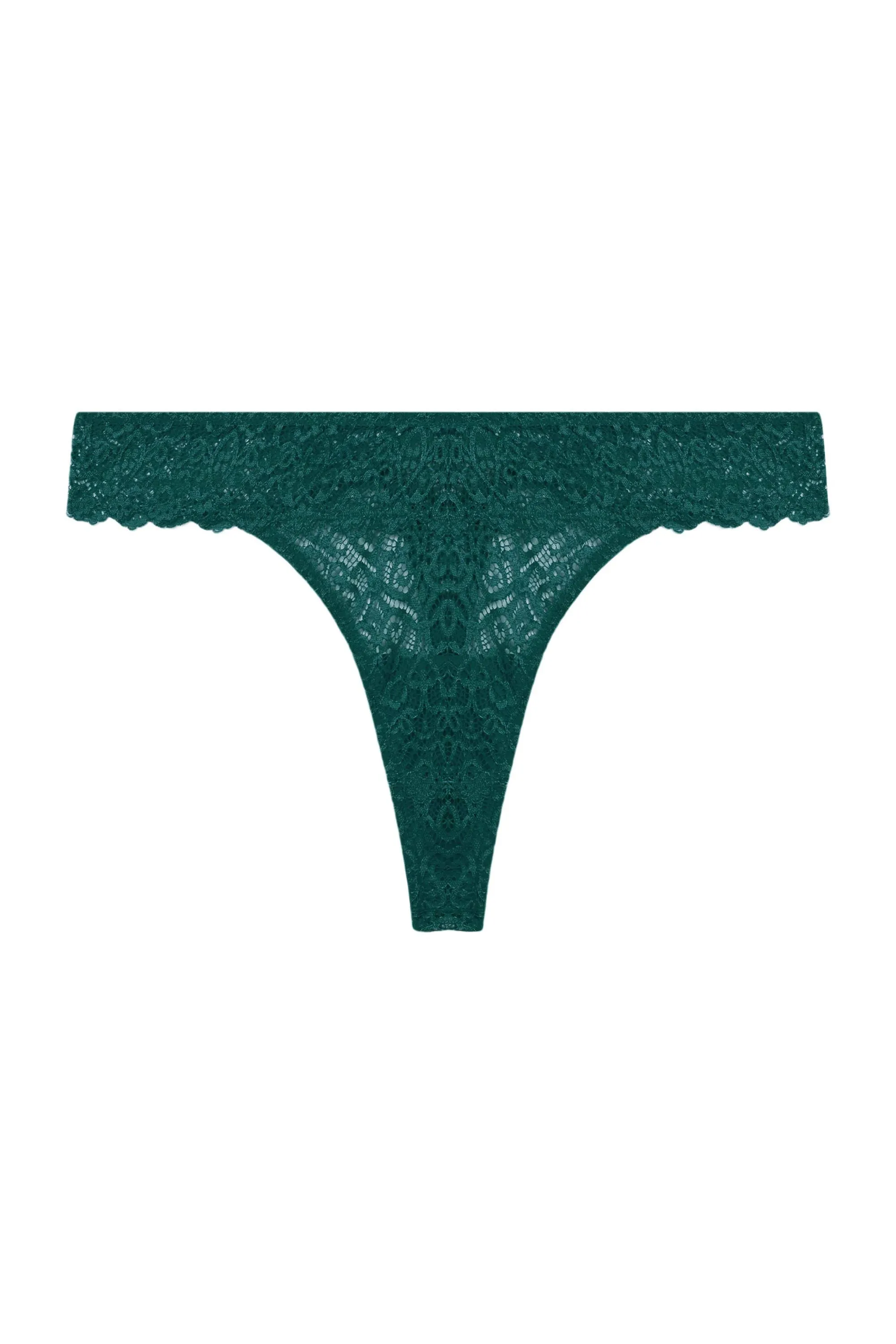 Ariana Teal Everyday Lace Thong