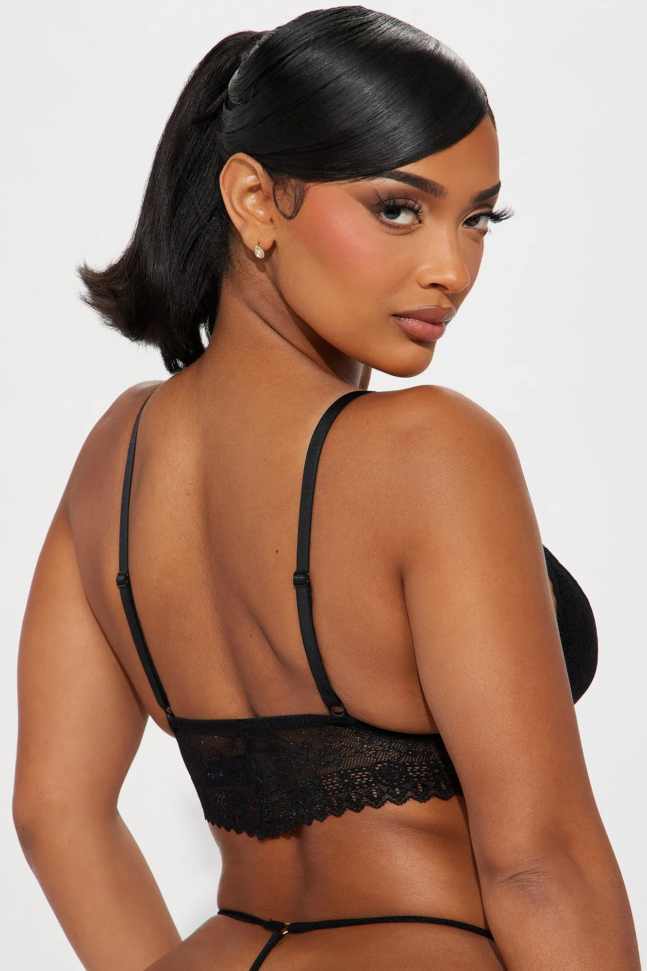 Birthday Cake Bralette - Black