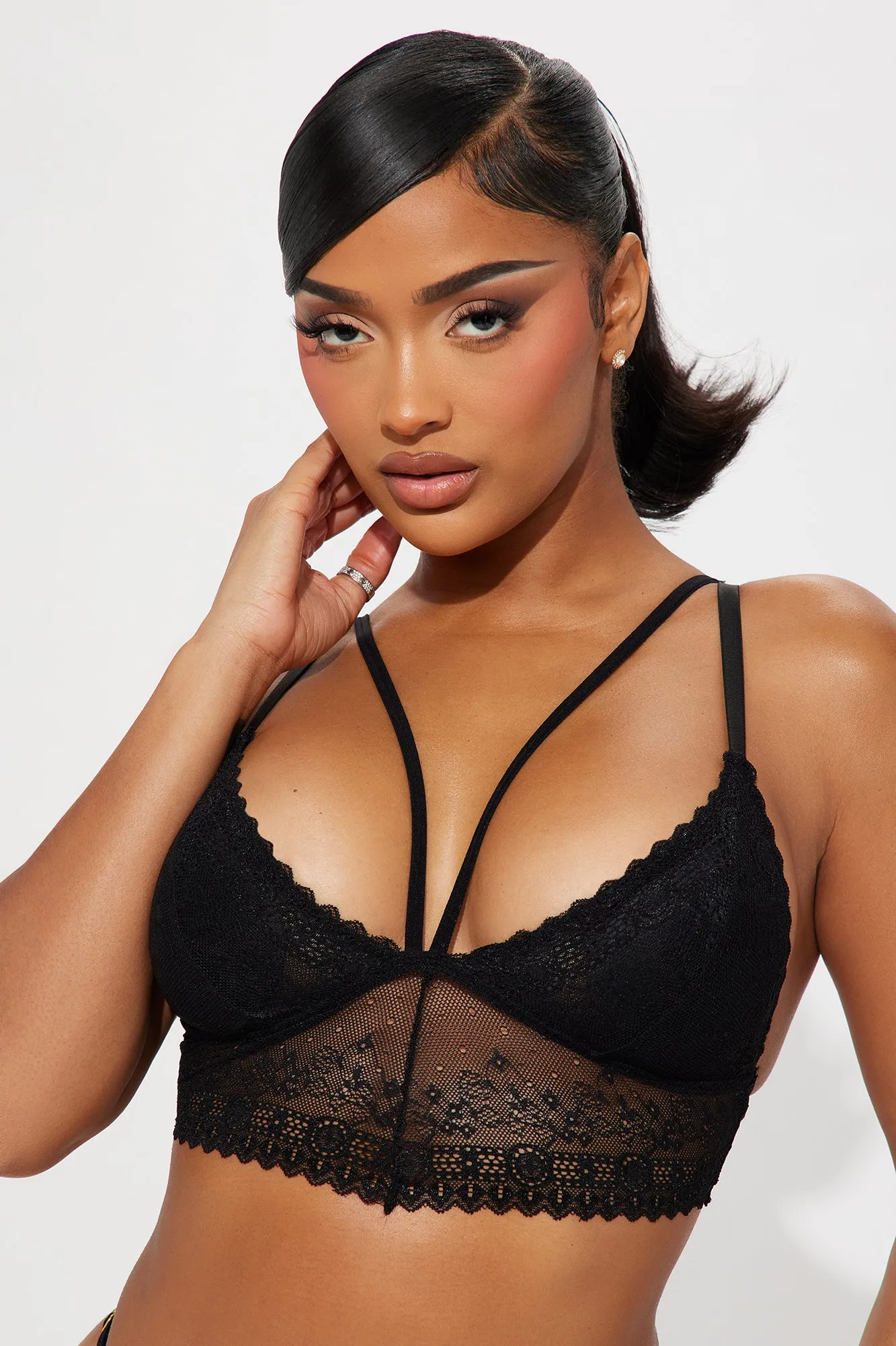 Birthday Cake Bralette - Black