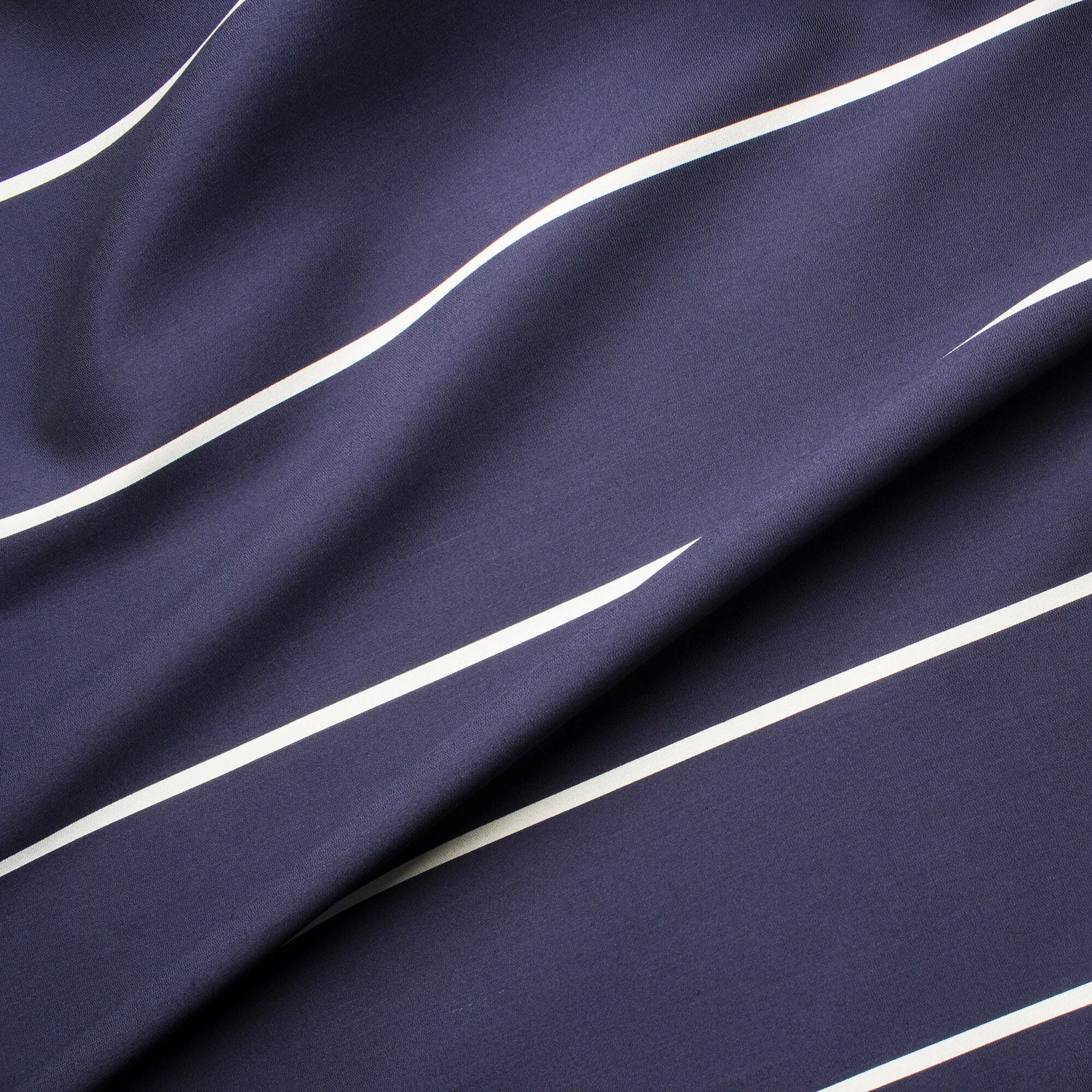 Blue/Ivory Shantung