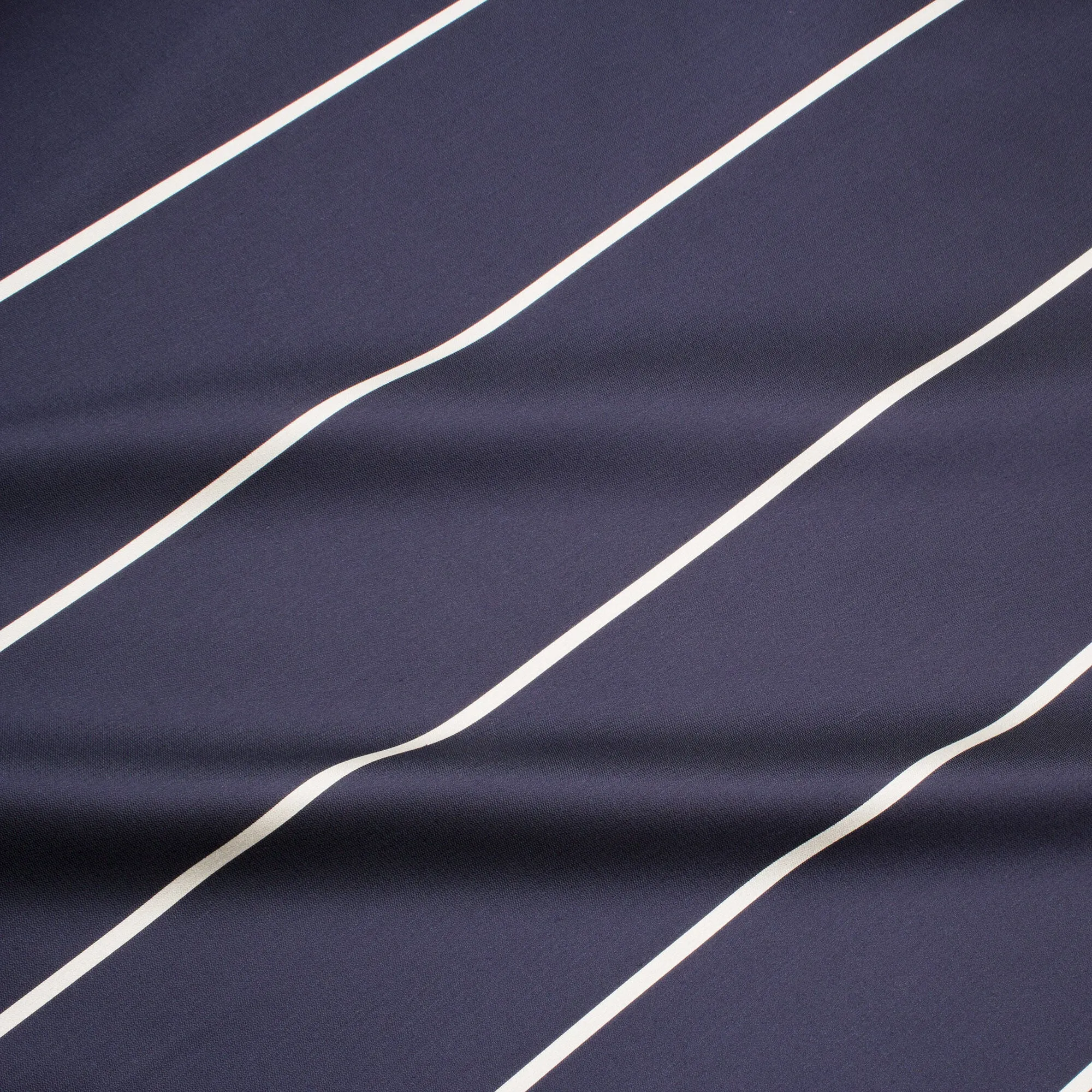 Blue/Ivory Shantung