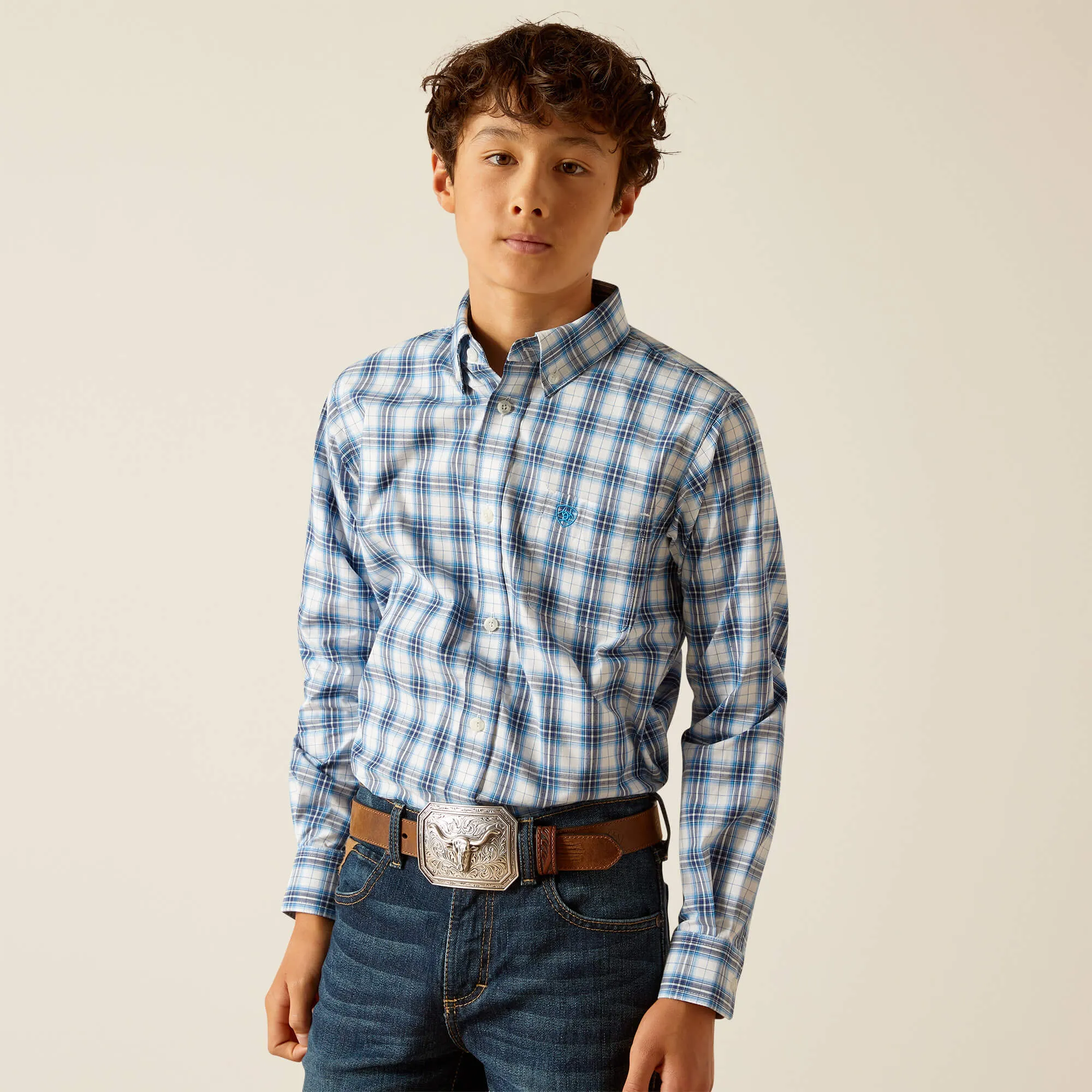 Boys Ariat 10048656 Pro Series Phoniex Classic Fit Shirt