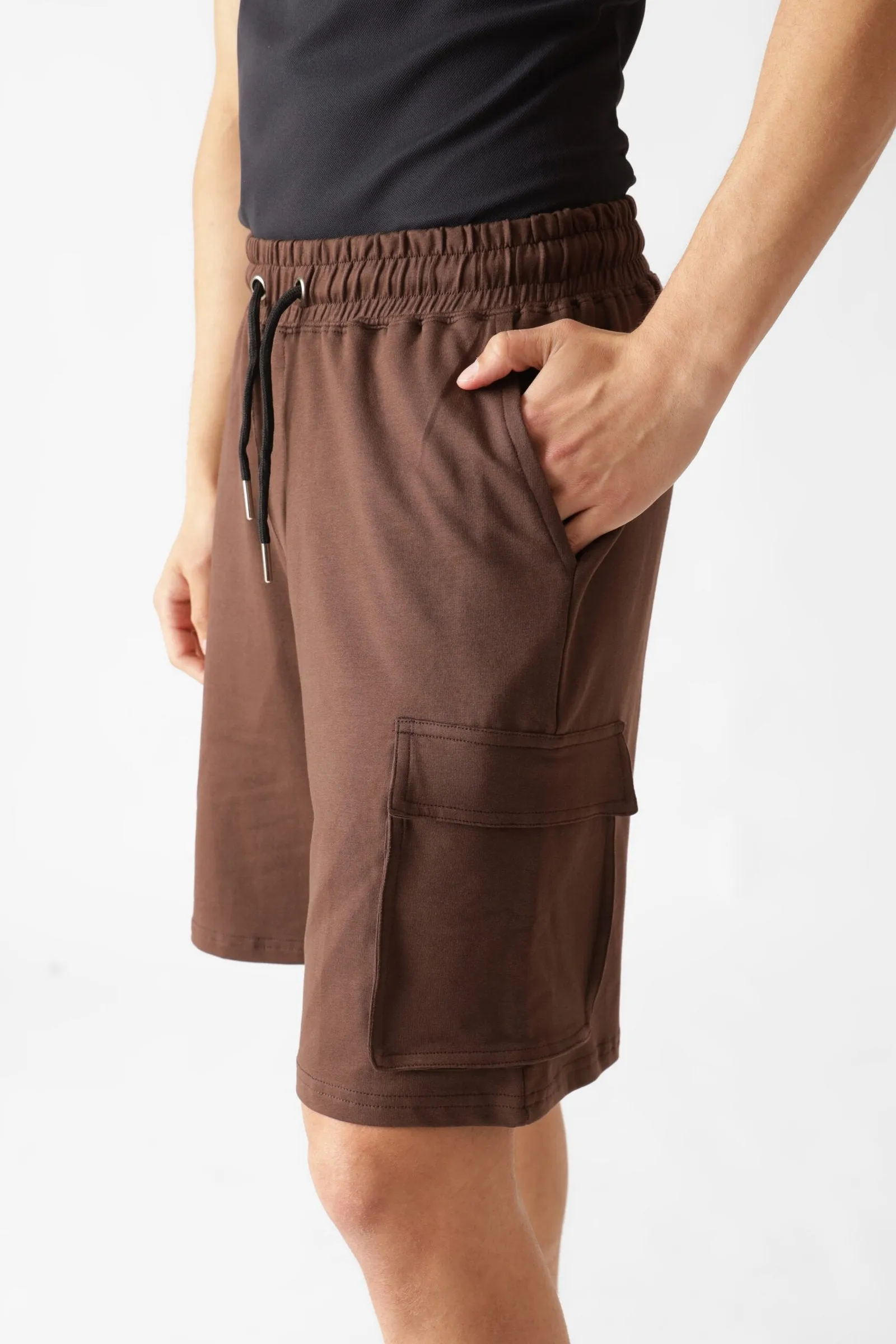 Brown Cargo Shorts for Men