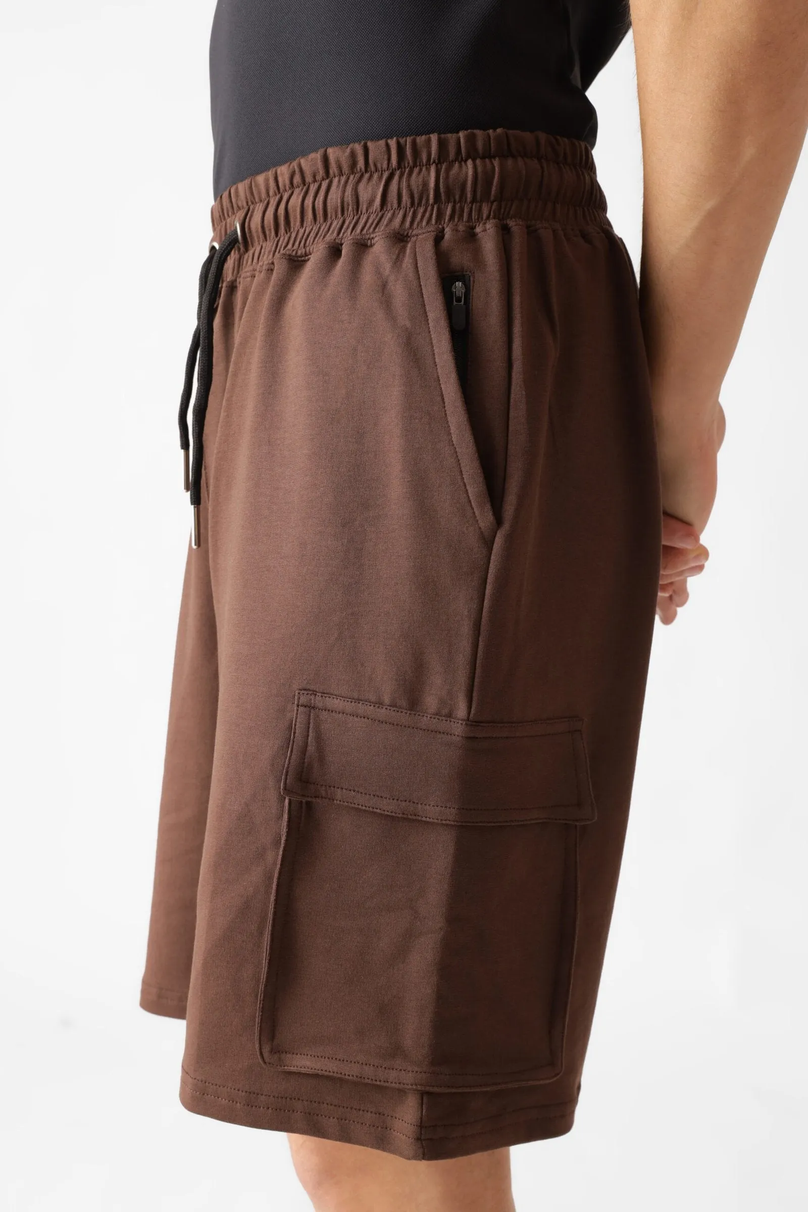 Brown Cargo Shorts for Men