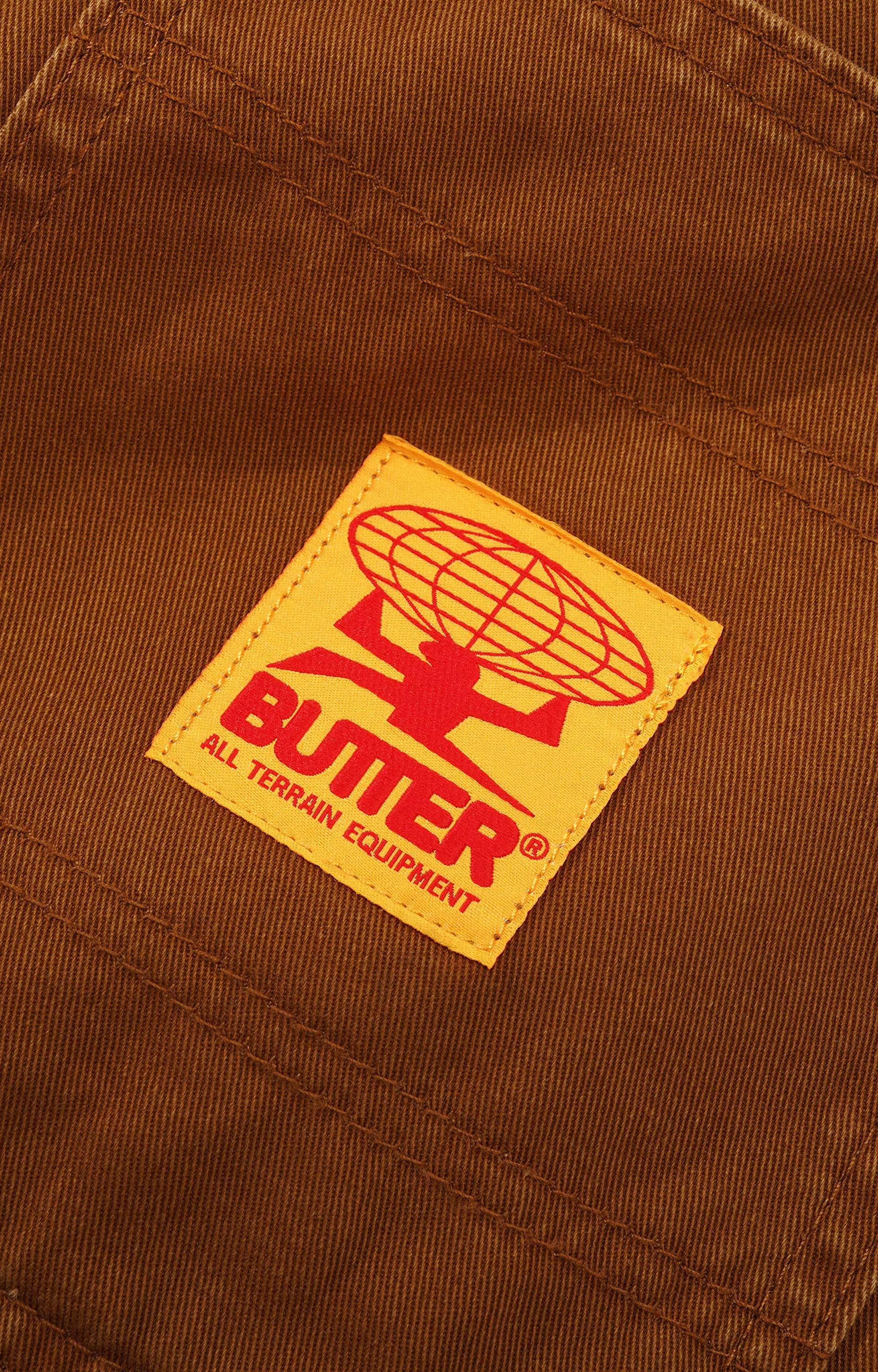 Butter Goods Field Cargo Shorts, Washed Rust