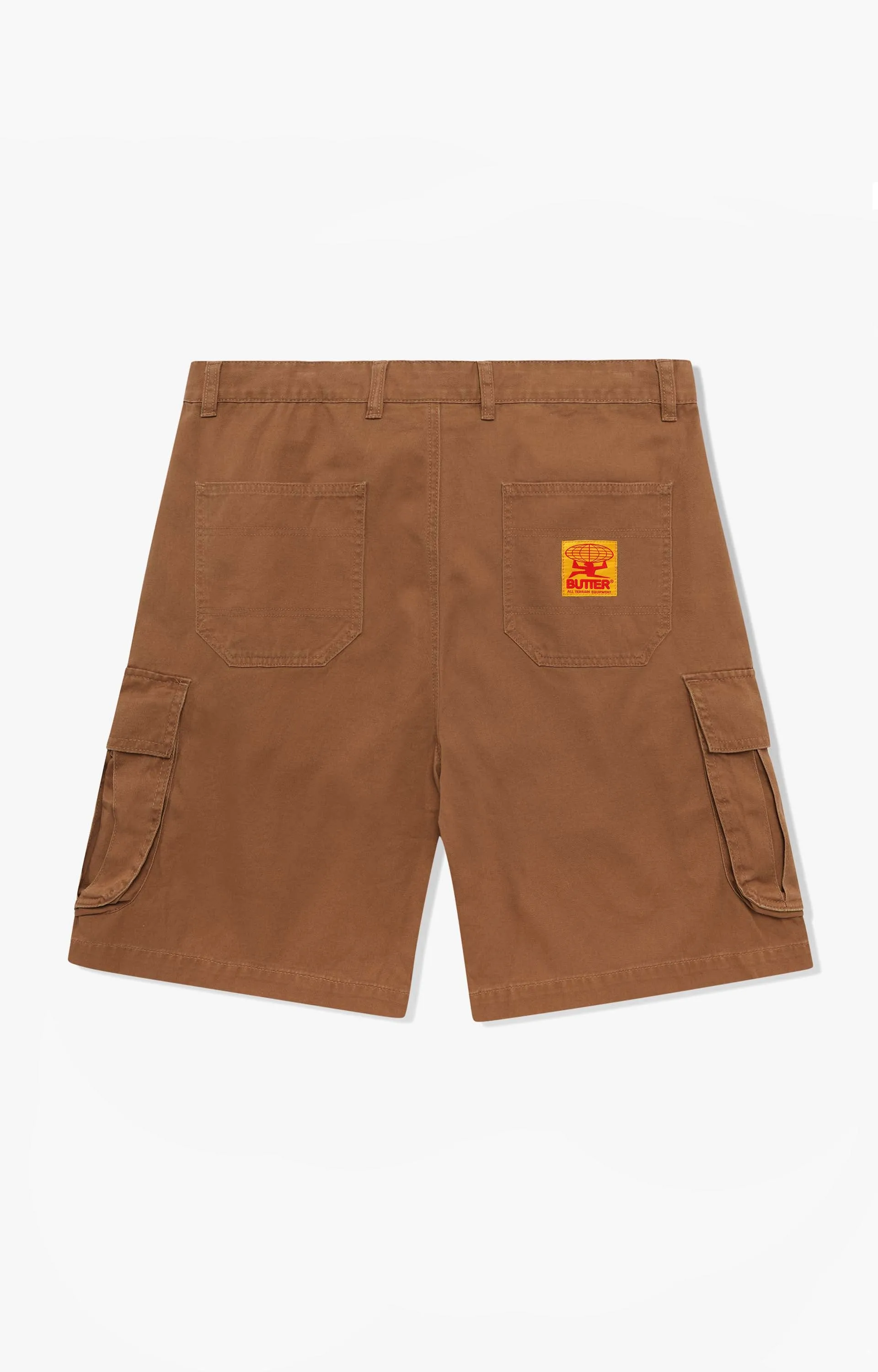 Butter Goods Field Cargo Shorts, Washed Rust