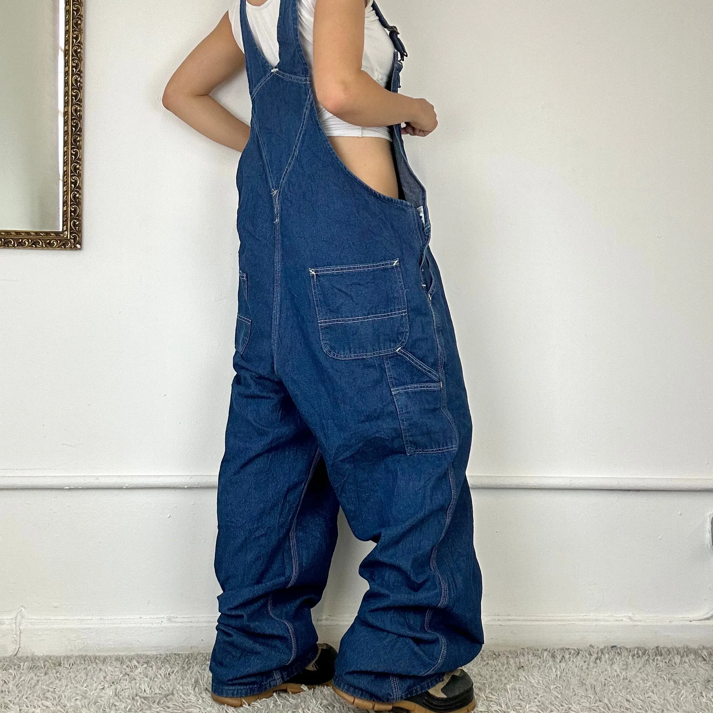 carhartt denim dungarees