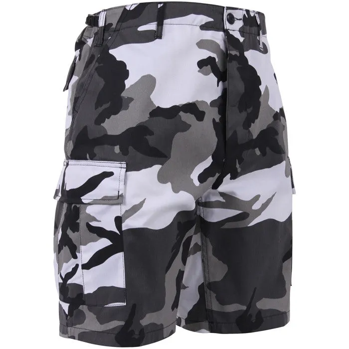 City Camouflage - Military Cargo BDU Shorts - Polyester Cotton Twill