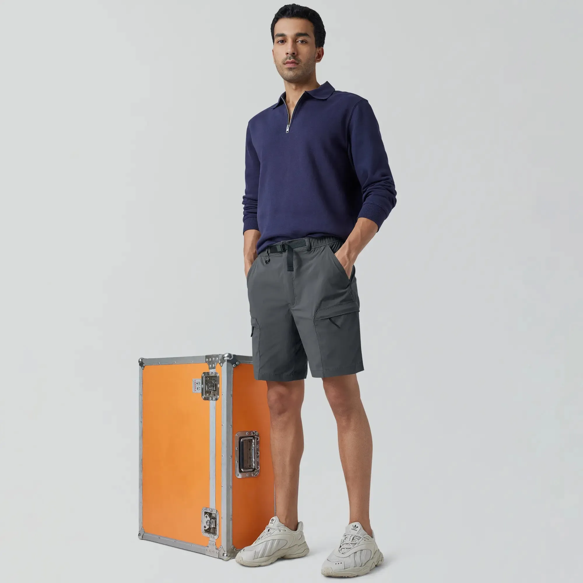 Cross_Sell Moveo Cargo Shorts Anchor Grey