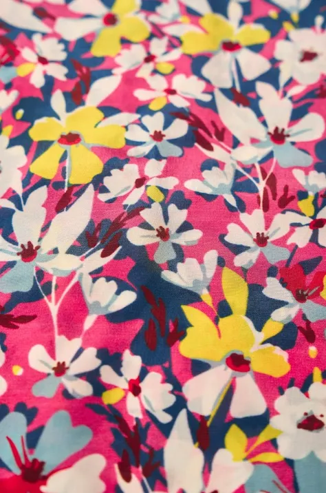 Delightful Pink Tiny Floral Pattern Printed Natural Crepe Silk Fabric