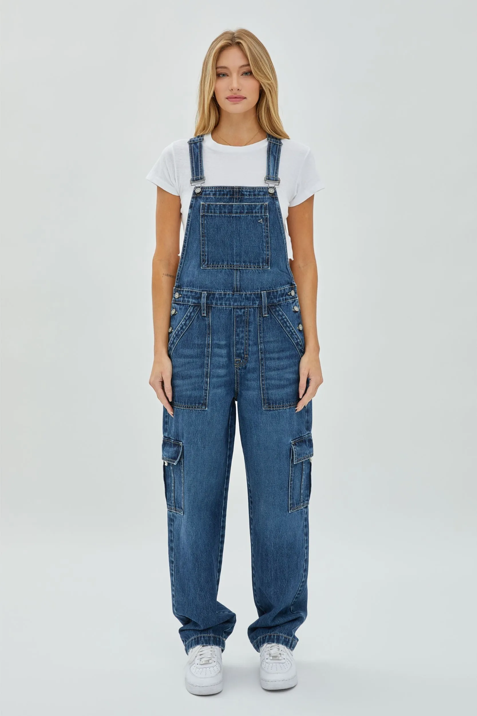 [Dylan] Baggy Cargo Overalls