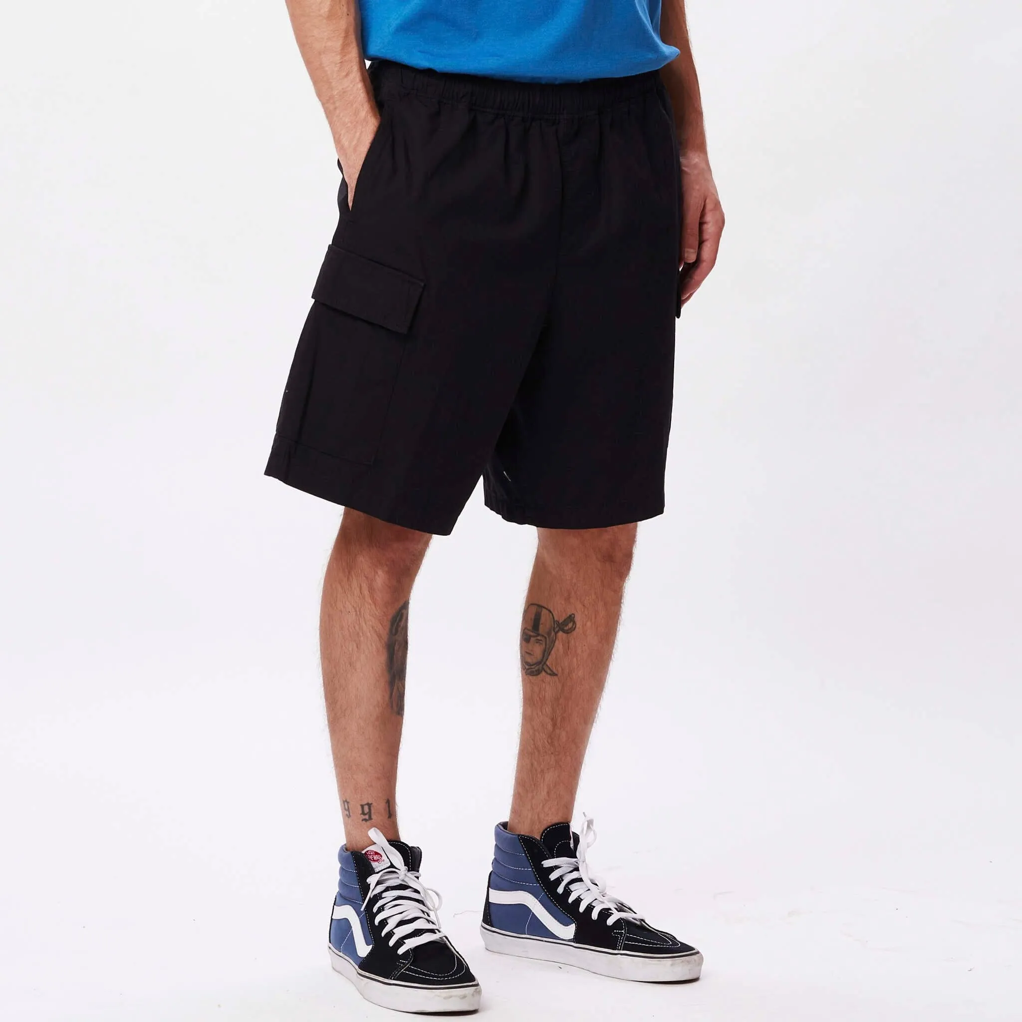 EASY RIPSTOP CARGO SHORT - BLACK