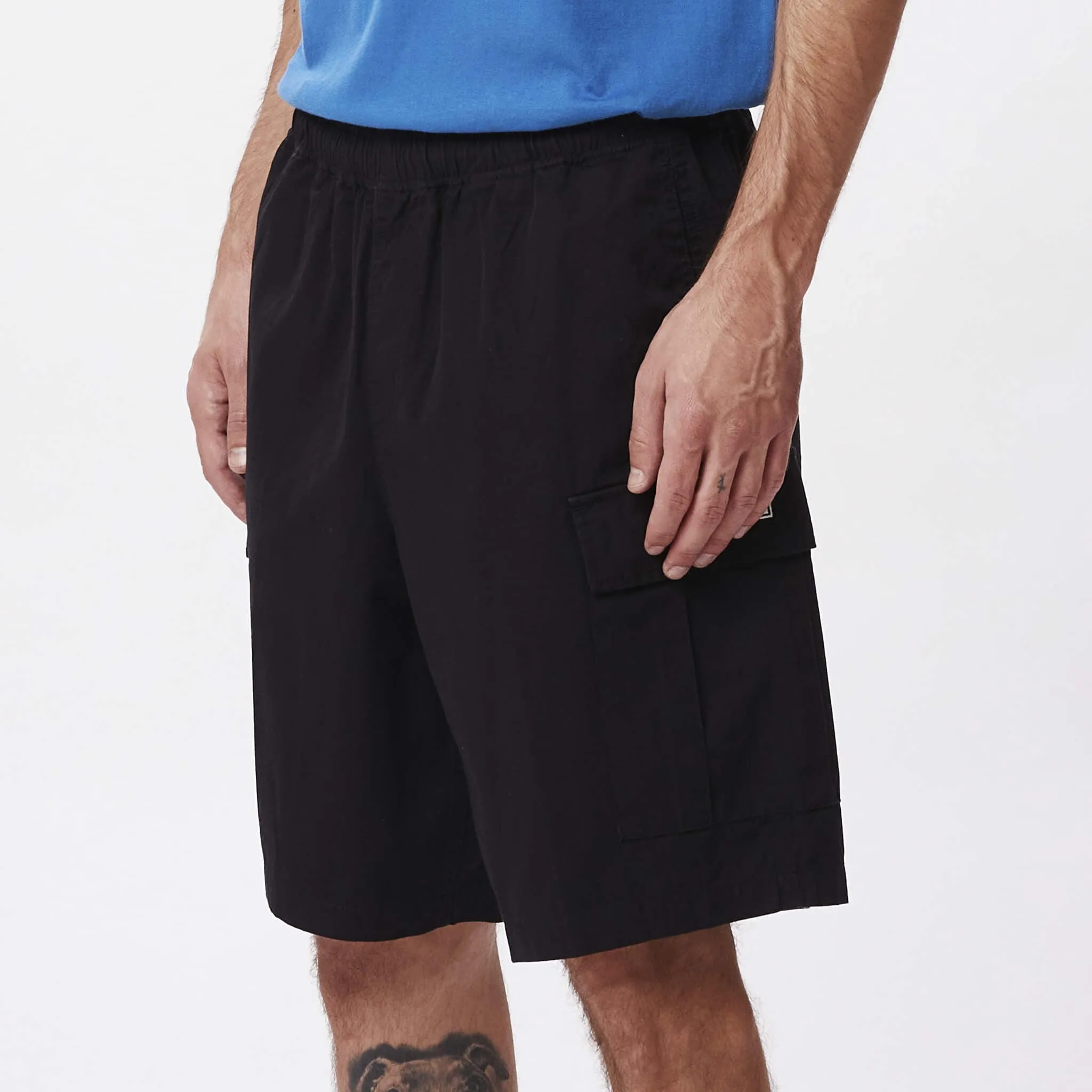 EASY RIPSTOP CARGO SHORT - BLACK