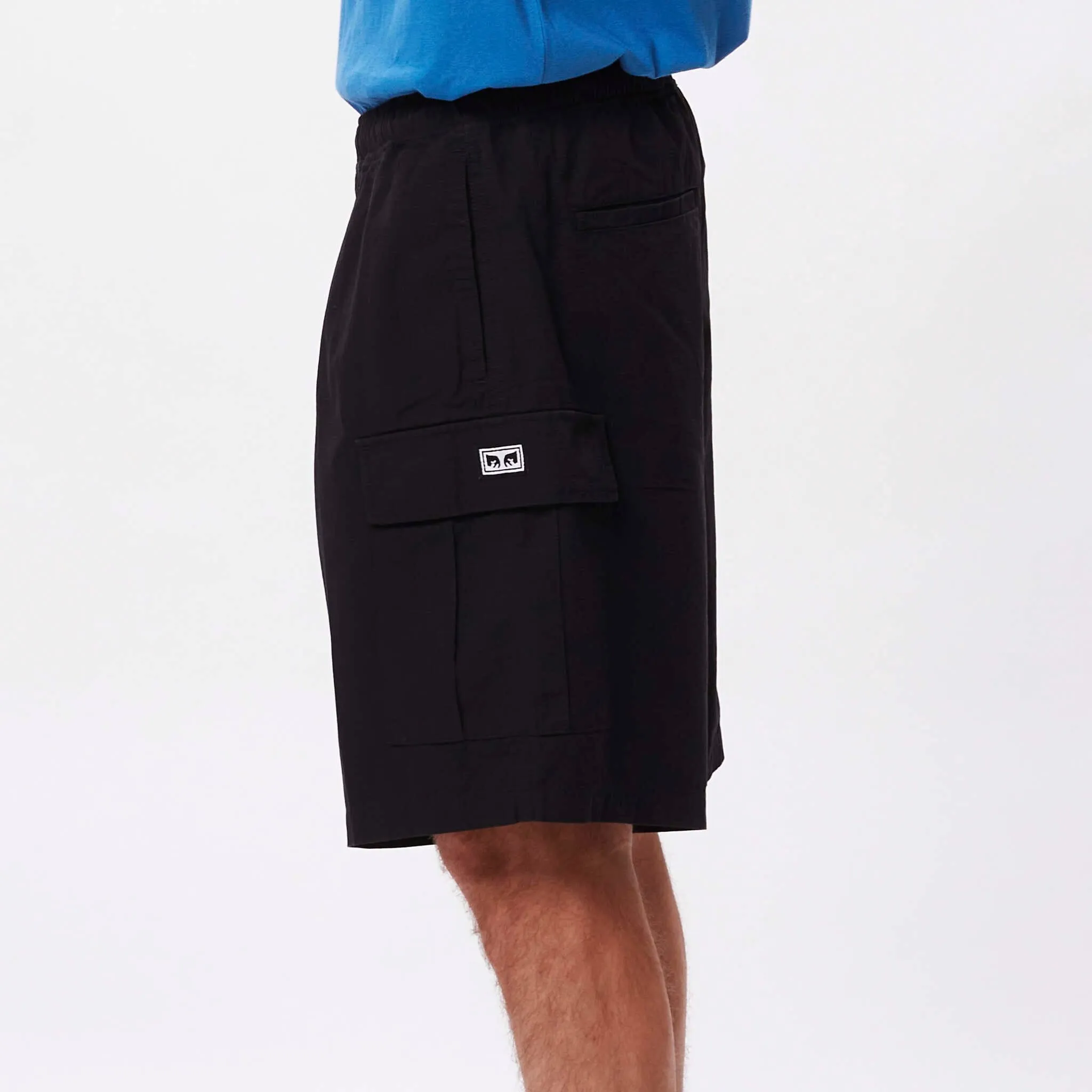 EASY RIPSTOP CARGO SHORT - BLACK