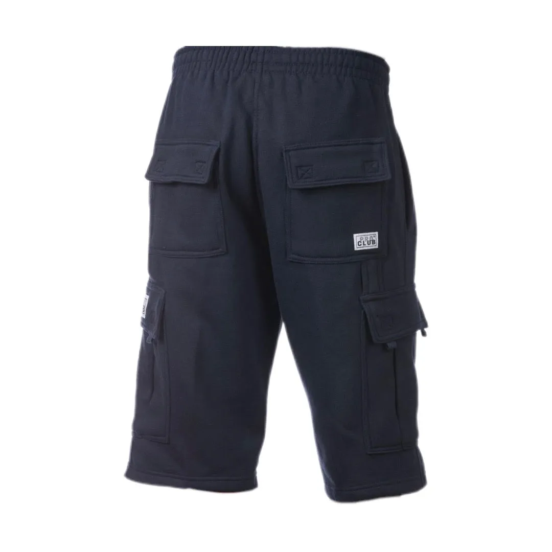 Fleece Cargo Short - Navy