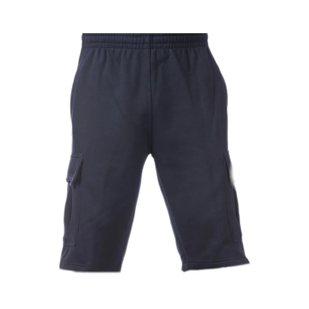 Fleece Cargo Short - Navy