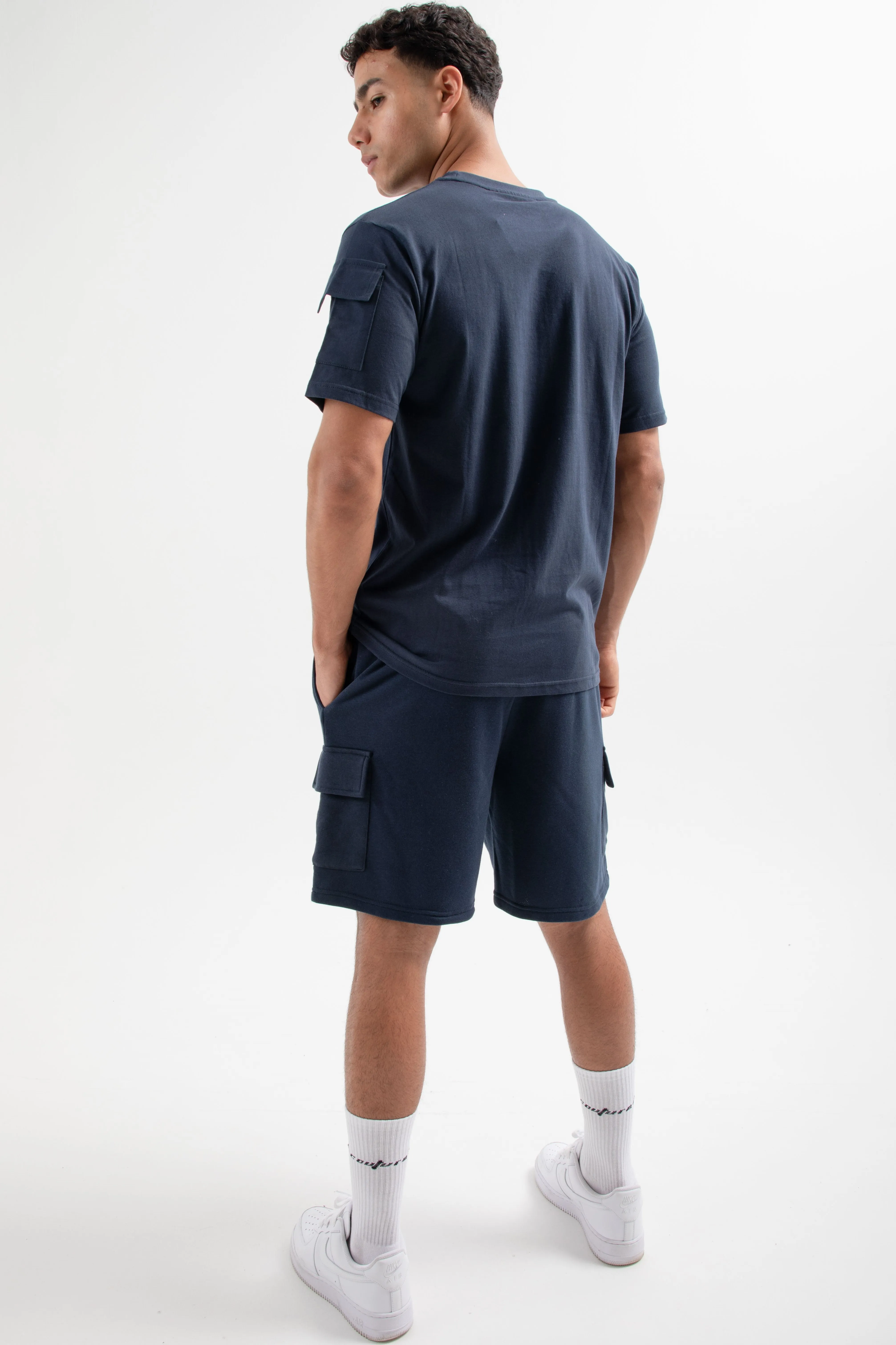 Hampden T-Shirt & Short Set - Navy