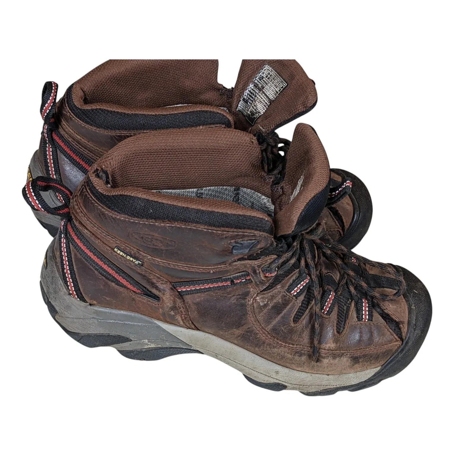 KEEN Boots Dry Waterproof Hiking Shoes Mens 10 Womens 11 Lace Up Trail Adventure