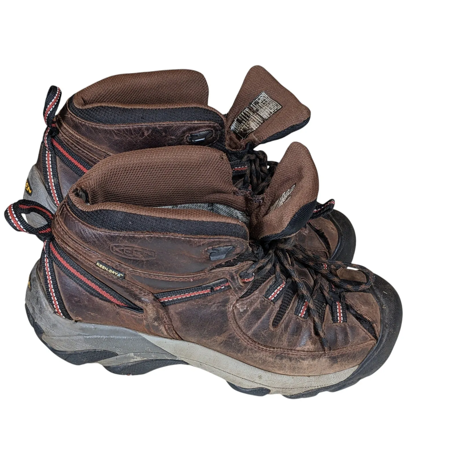 KEEN Boots Dry Waterproof Hiking Shoes Mens 10 Womens 11 Lace Up Trail Adventure