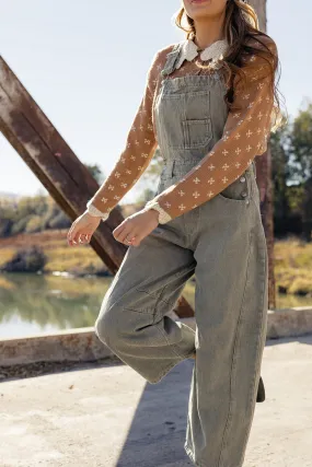 Knox Washed Barrel Overalls