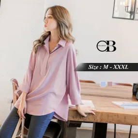 LONG SLEEVE CHIFFON SHIRTS