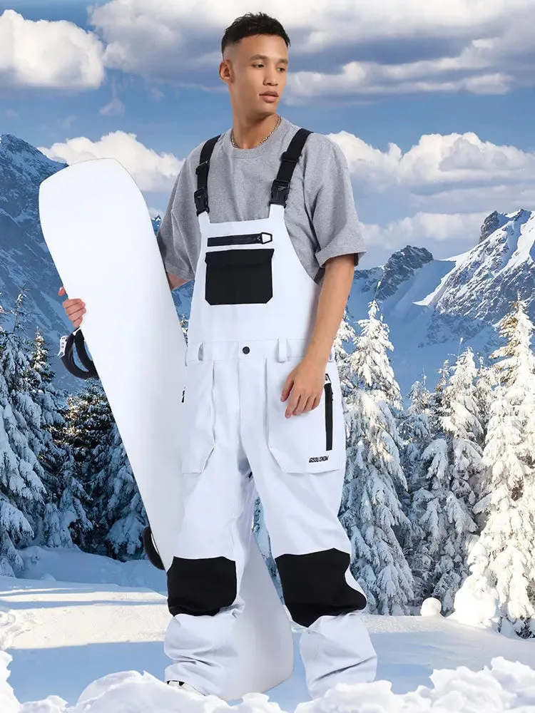 Men Ski Bibs Snowboard Pants Snow Bibs Overalls