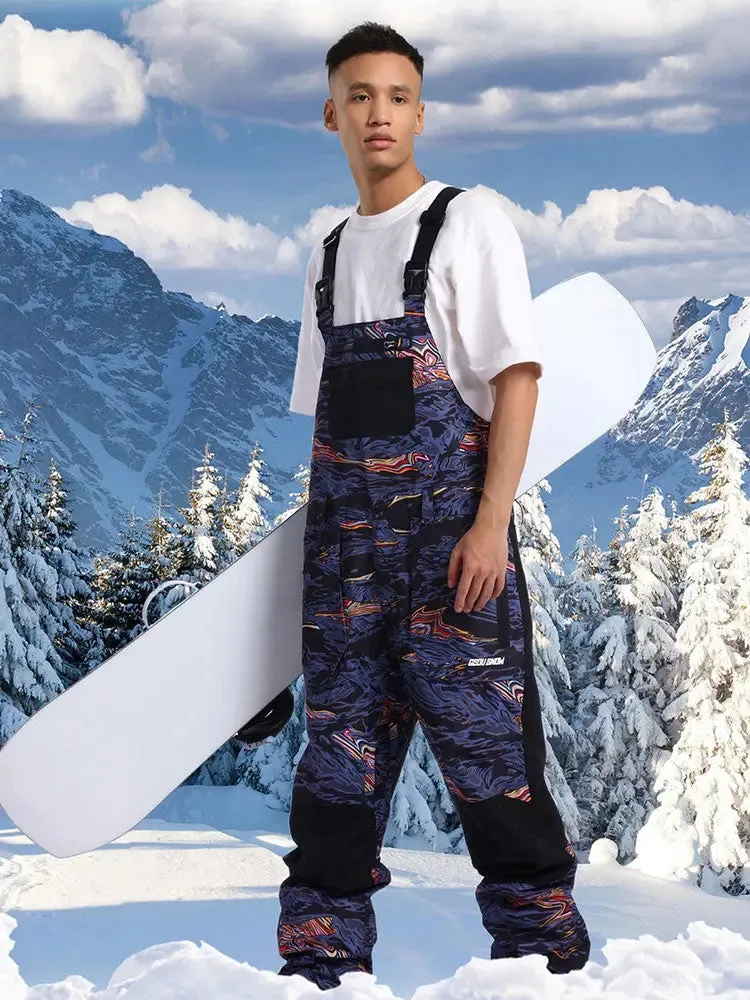 Men Ski Bibs Snowboard Pants Snow Bibs Overalls