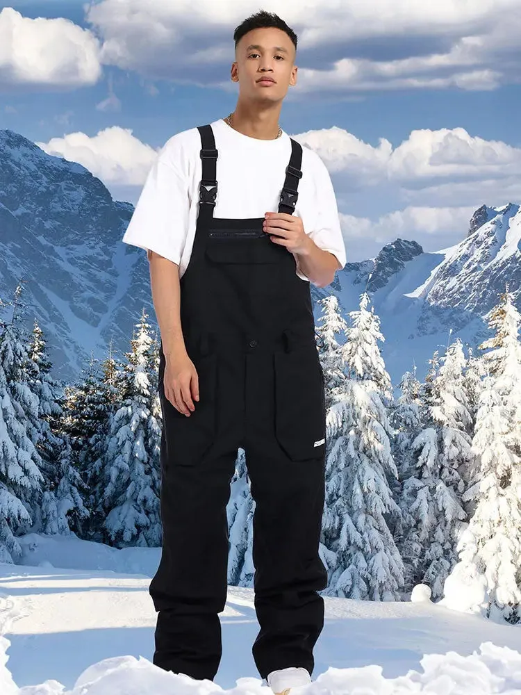 Men Ski Bibs Snowboard Pants Snow Bibs Overalls