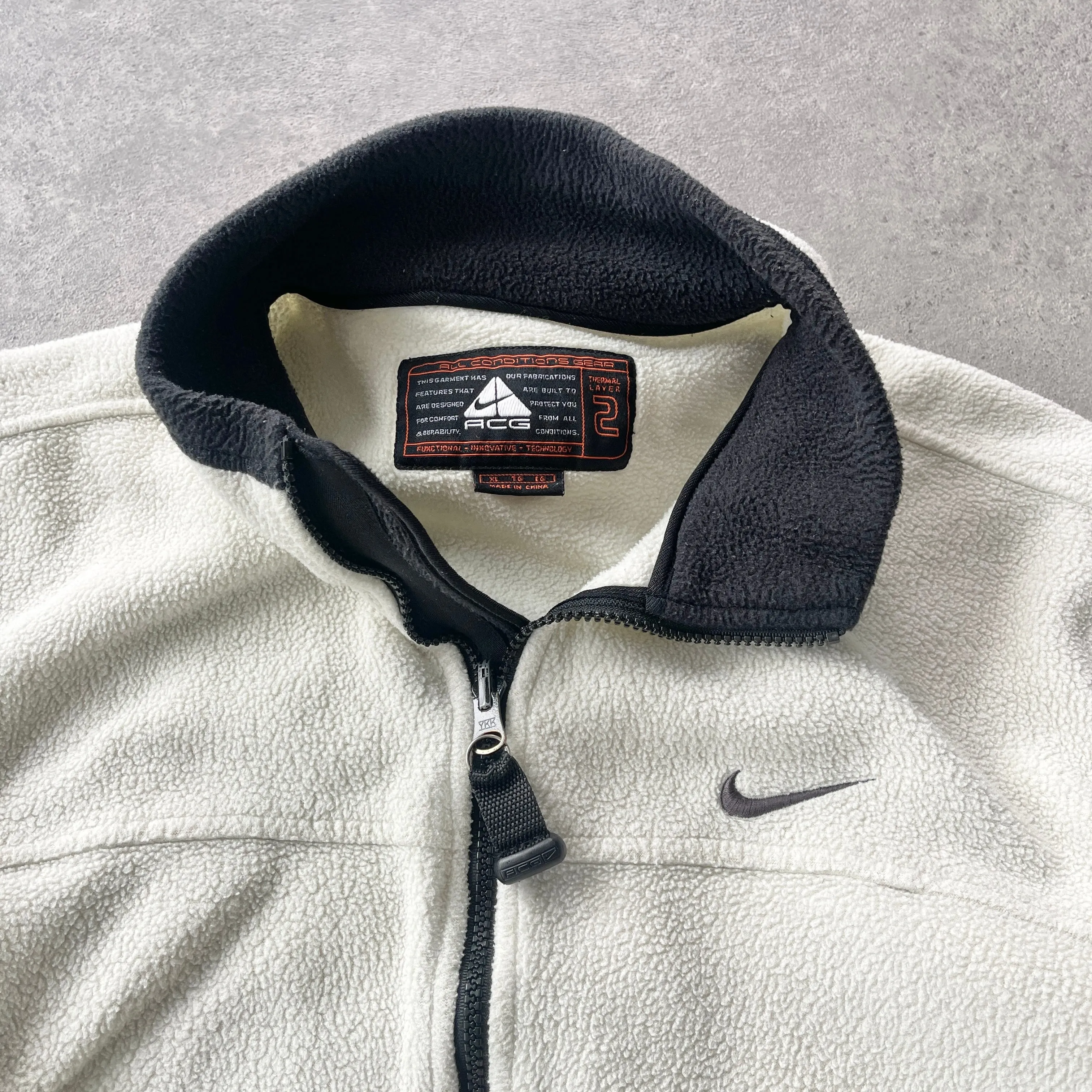 Nike ACG RARE 1990s technical Polartec zip up fleece (XL)