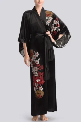 Panne Velvet Robe