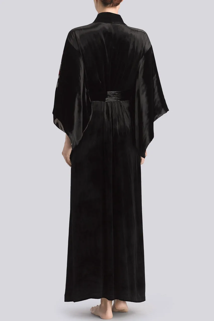 Panne Velvet Robe