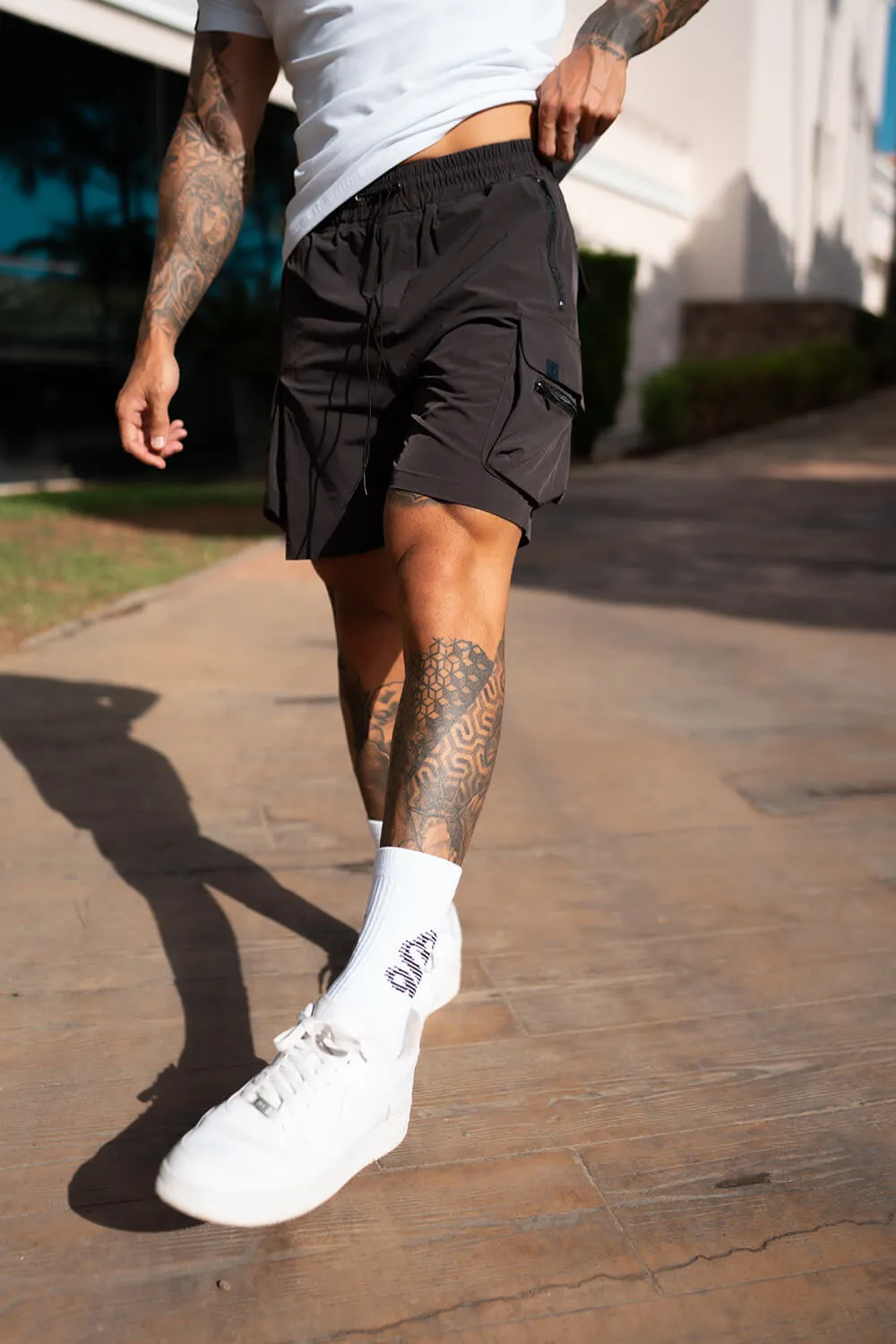 Raptor Cargo Shorts - Charcoal