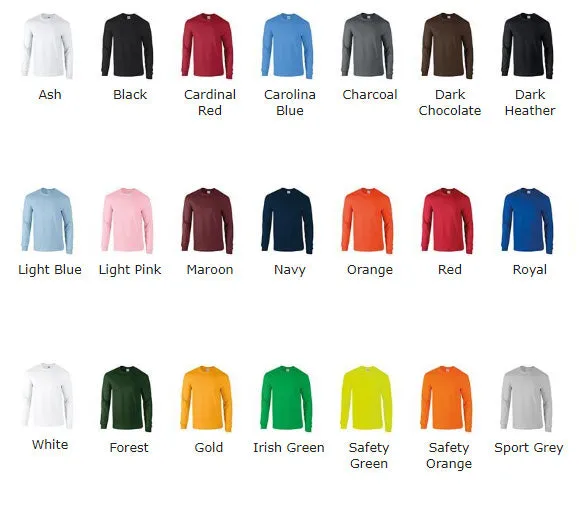 Regular Long Sleeved T-shirt - Choose Any Norn Iron Design