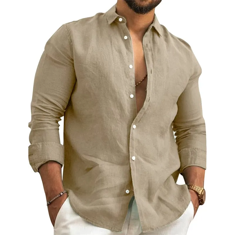 Relax Fit Linen Shirt