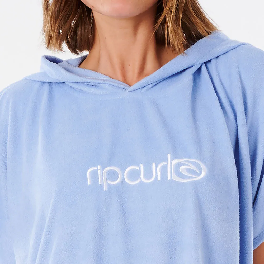 Rip Curl Womens Surf Essentials Hooded Changing Towel  - Blue