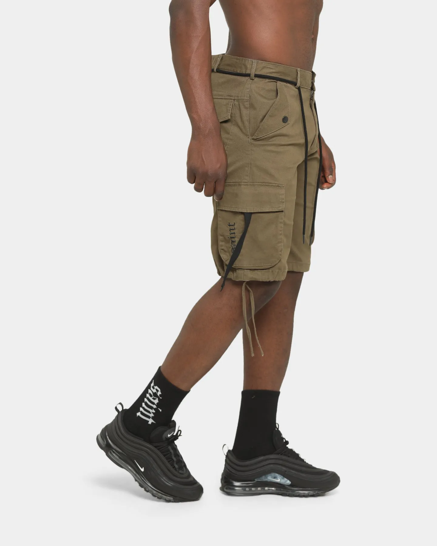 Saint Morta Darma Initiative Cargo Shorts Army Green