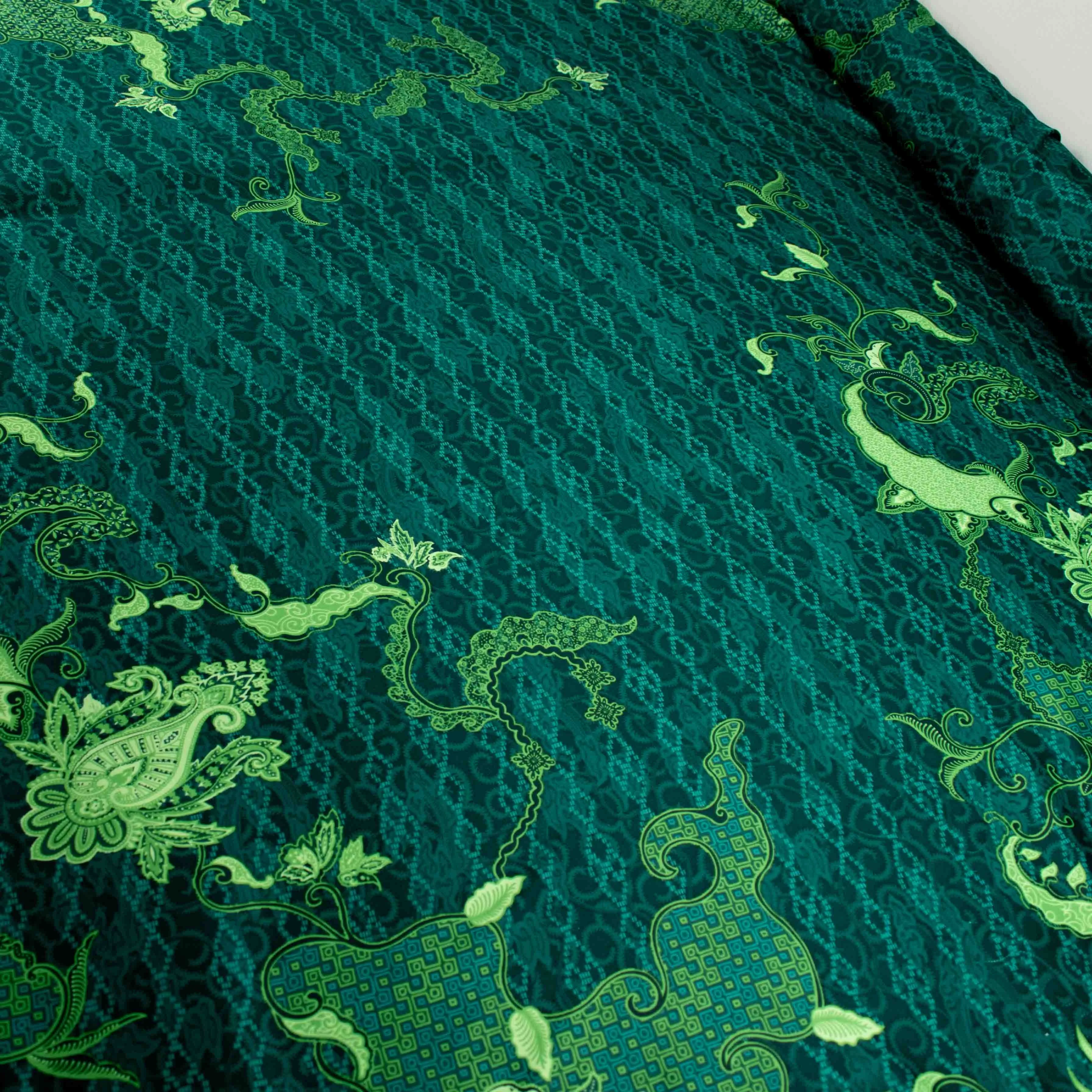 Sand Wash Prints Design-641 Green Paisley & Geometry