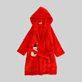 Snowman Velvet Robe