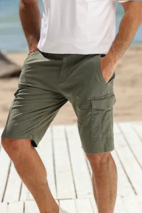 Tom Tailor Regular Khaki Cargo Short