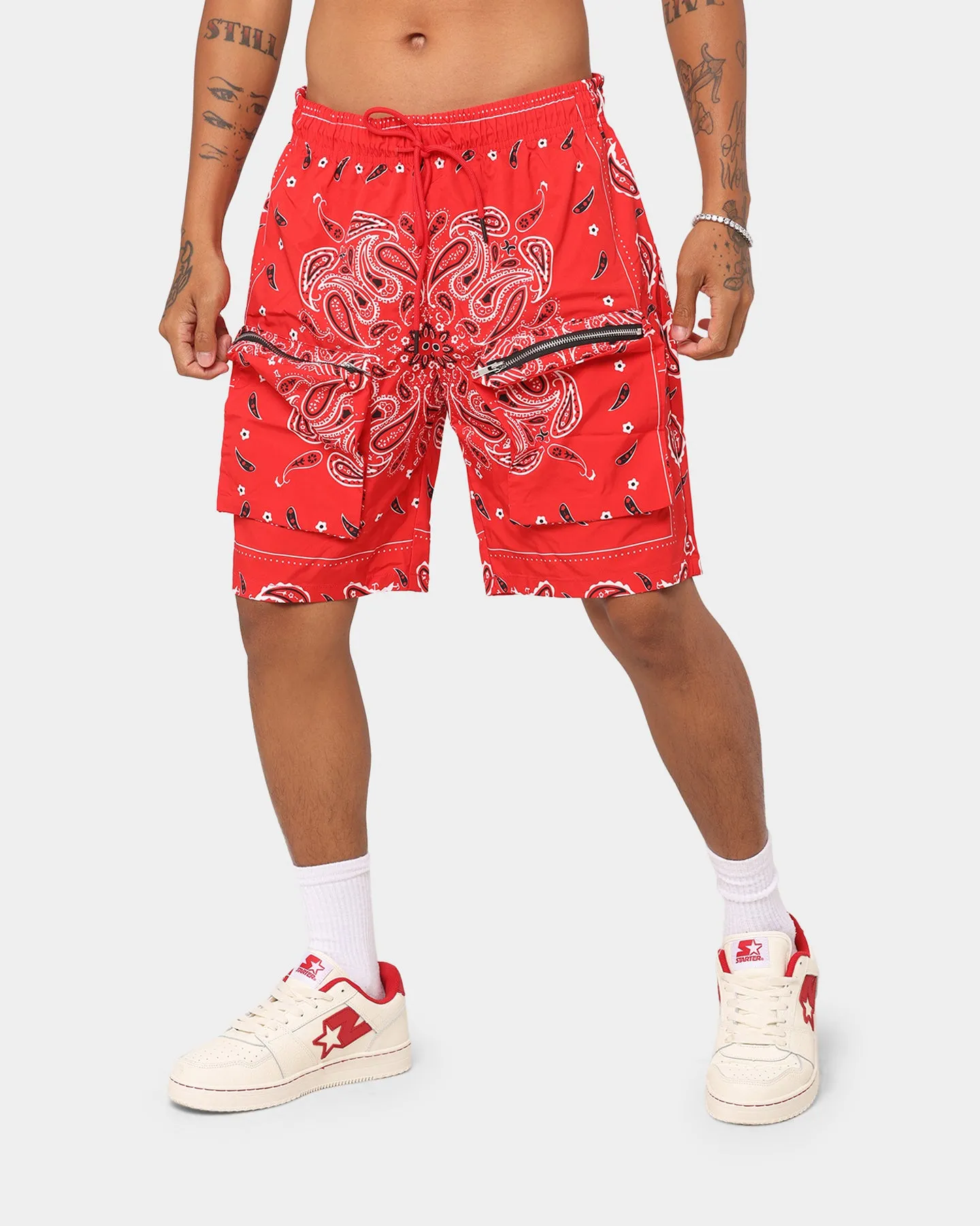 XXIII Premier Cargo Shorts Red